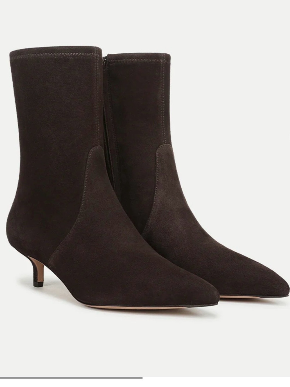 Veronica Beard Kitten Heel Ankle Boots